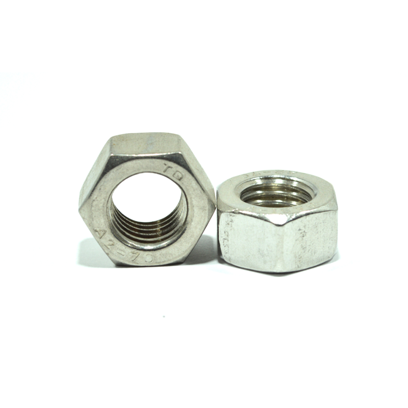 Tuerca Hexagonal Inoxidable T-304 - Rosca Estándar