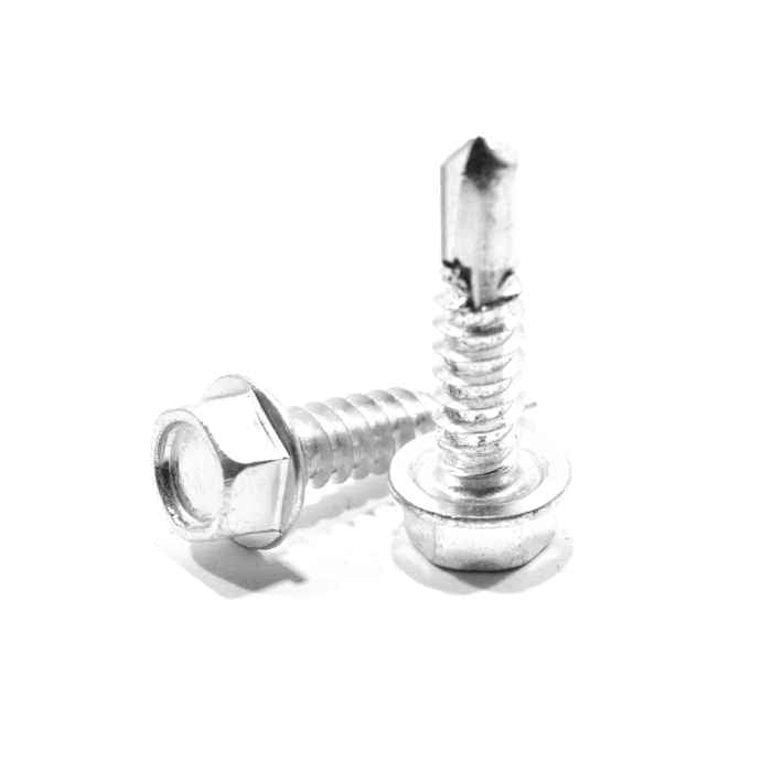 Pija Hexagonal Punta de Broca Galvanizada - #12 X 1 1/2" 