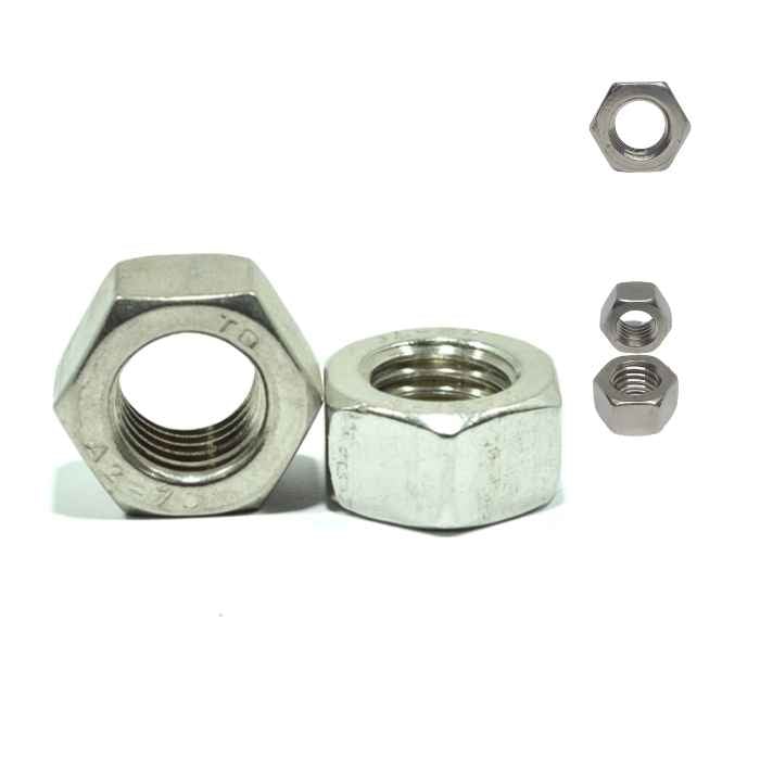 Tuerca Hexagonal Inoxidable T-304 - 1 1/4" 