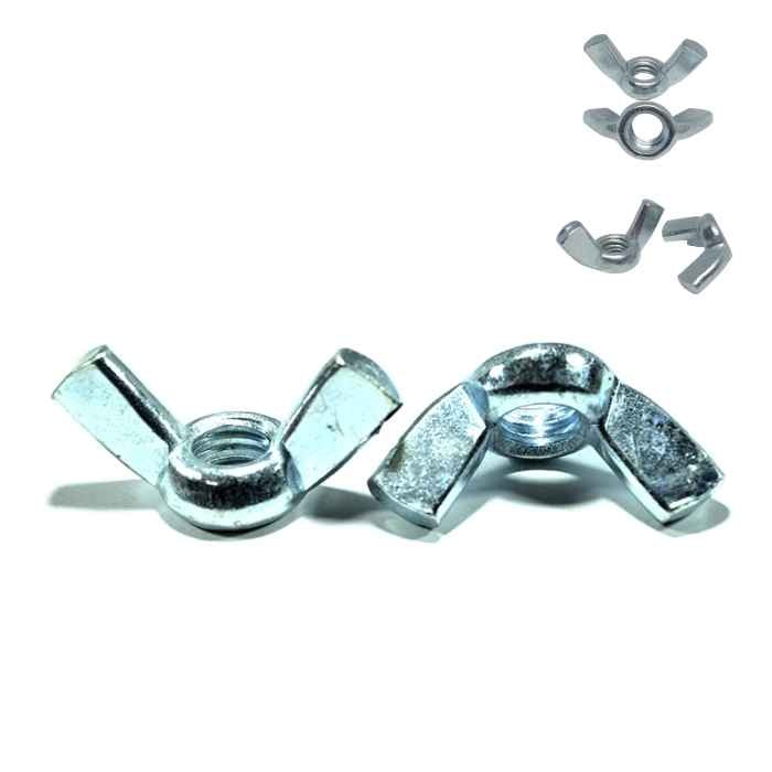 Tuerca Mariposa Inoxidable T-304 estandar - 3/8" 