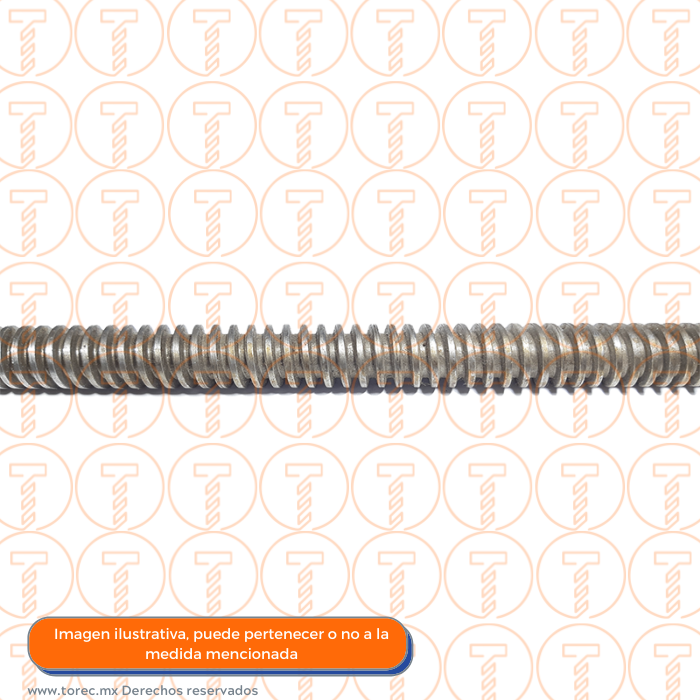 Varilla Roscada Acme 1 metro - 2" - 4h