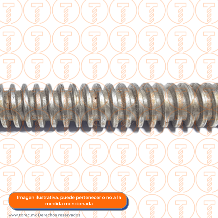 Varilla Roscada Izquierda Acme 1 metro - 5/8" - 6H